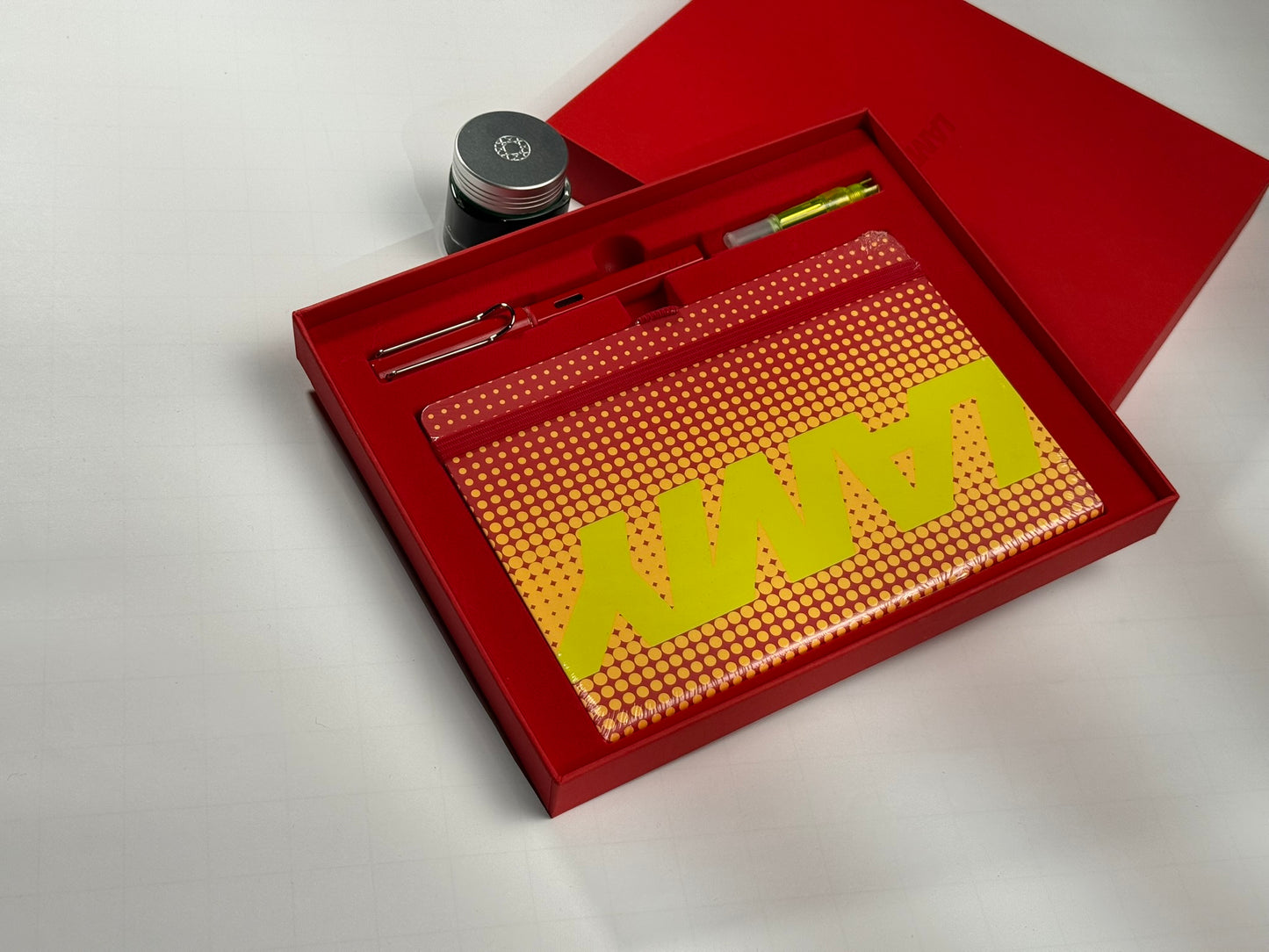 Einzelstück: Lamy-Set in Rot