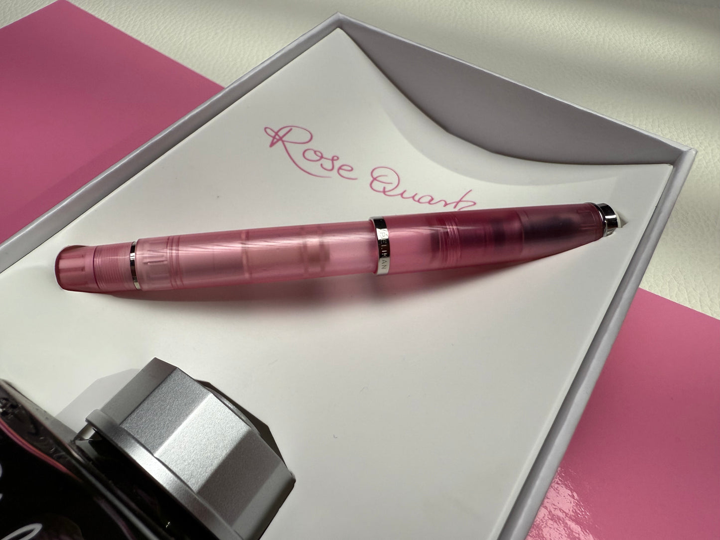 Einzelstück: Pelikan Classic M205 & Edelstein Ink Rose Quartz Edition