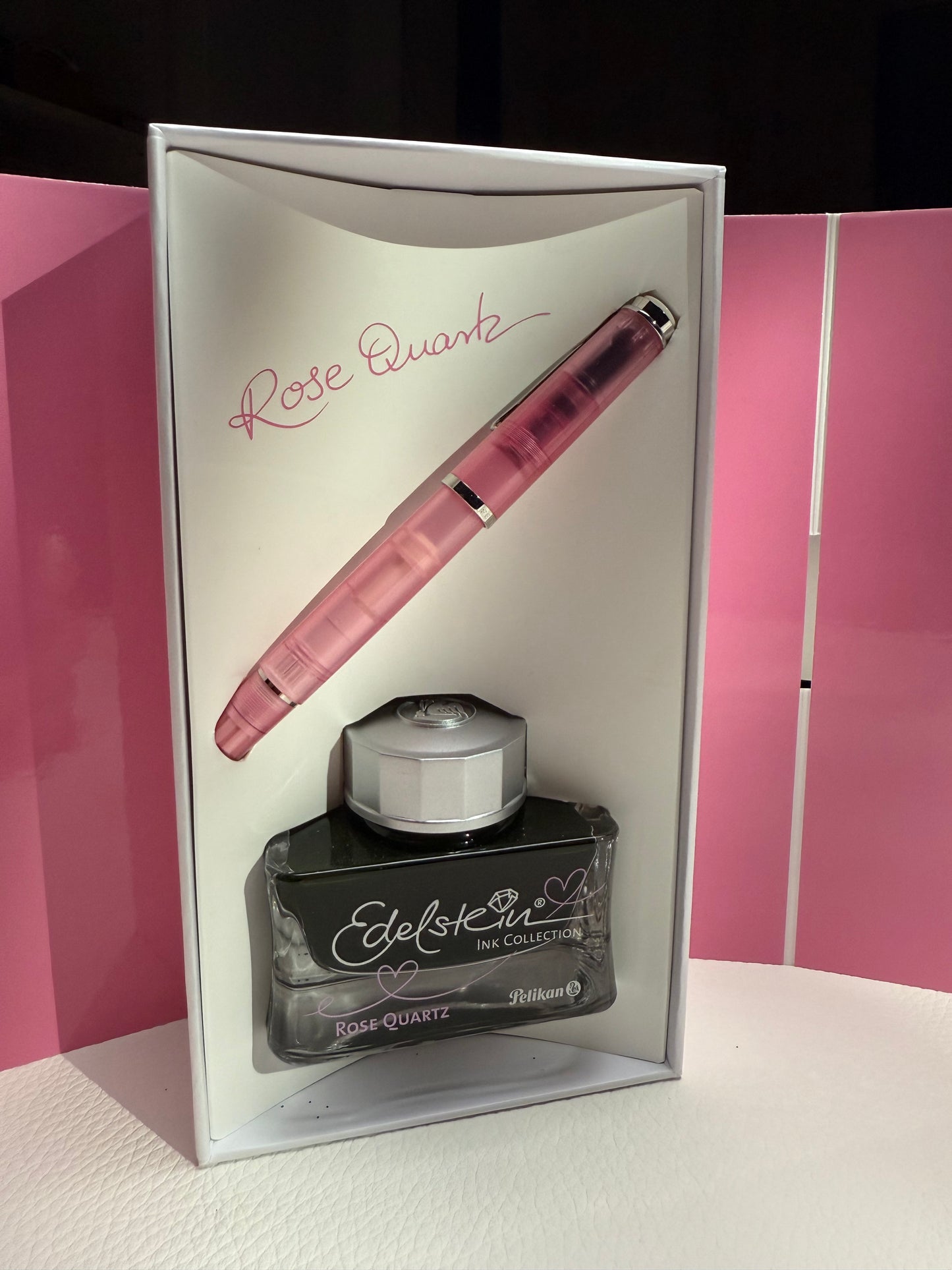 Einzelstück: Pelikan Classic M205 & Edelstein Ink Rose Quartz Edition